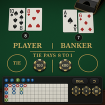 RollBit - Baccarat Table Game - High Stakes